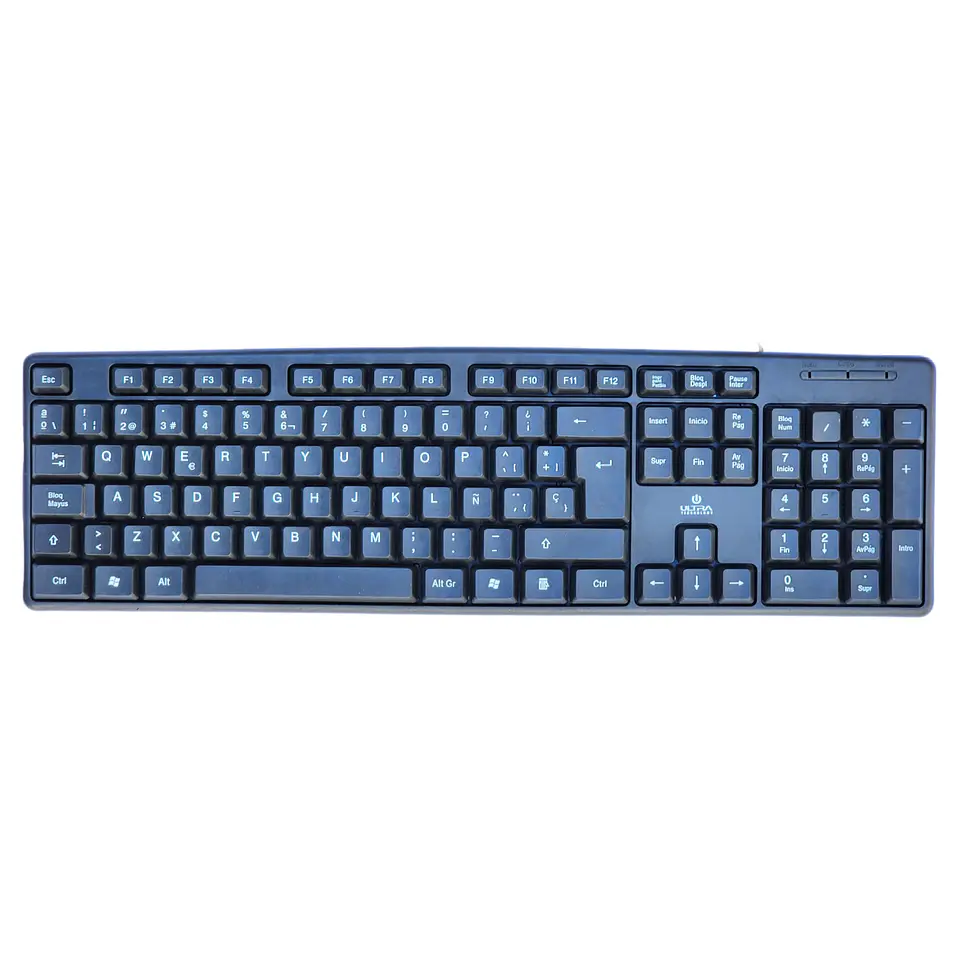 Teclado Usb Ultra Estándar K100U Español 1