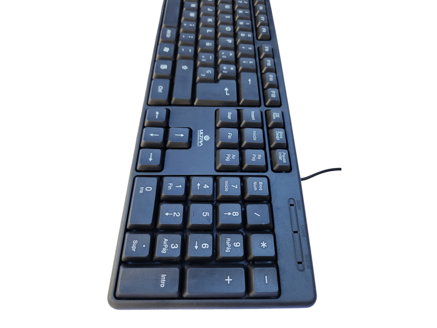 Teclado Usb Ultra Estándar K100U Español 3