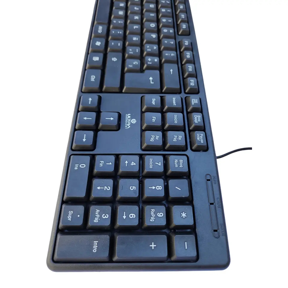 Teclado Usb Ultra Estándar K100U Español 3