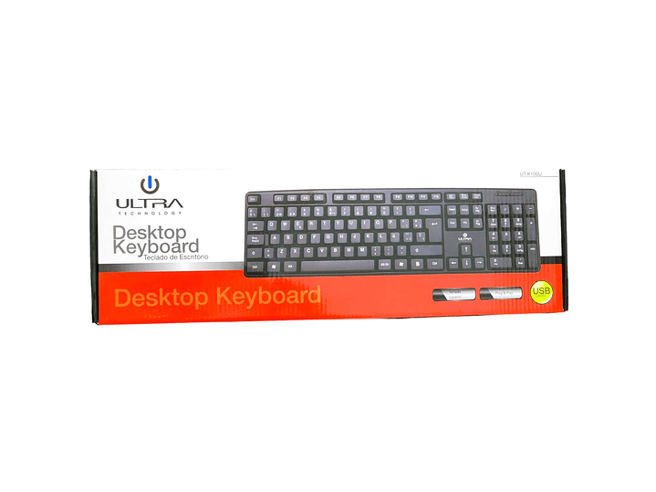 Teclado Usb Ultra Estándar K100U Español 4