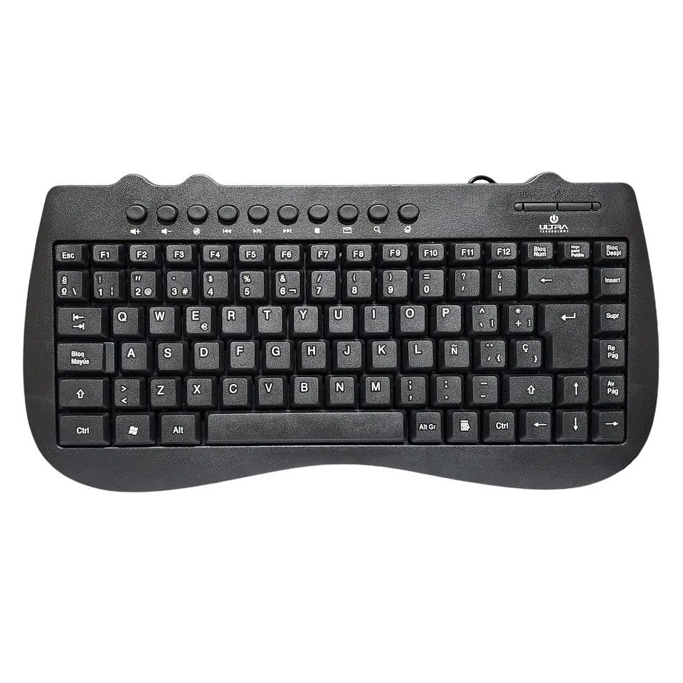 Mini Teclado Usb Ultra Estándar K115U Español 1
