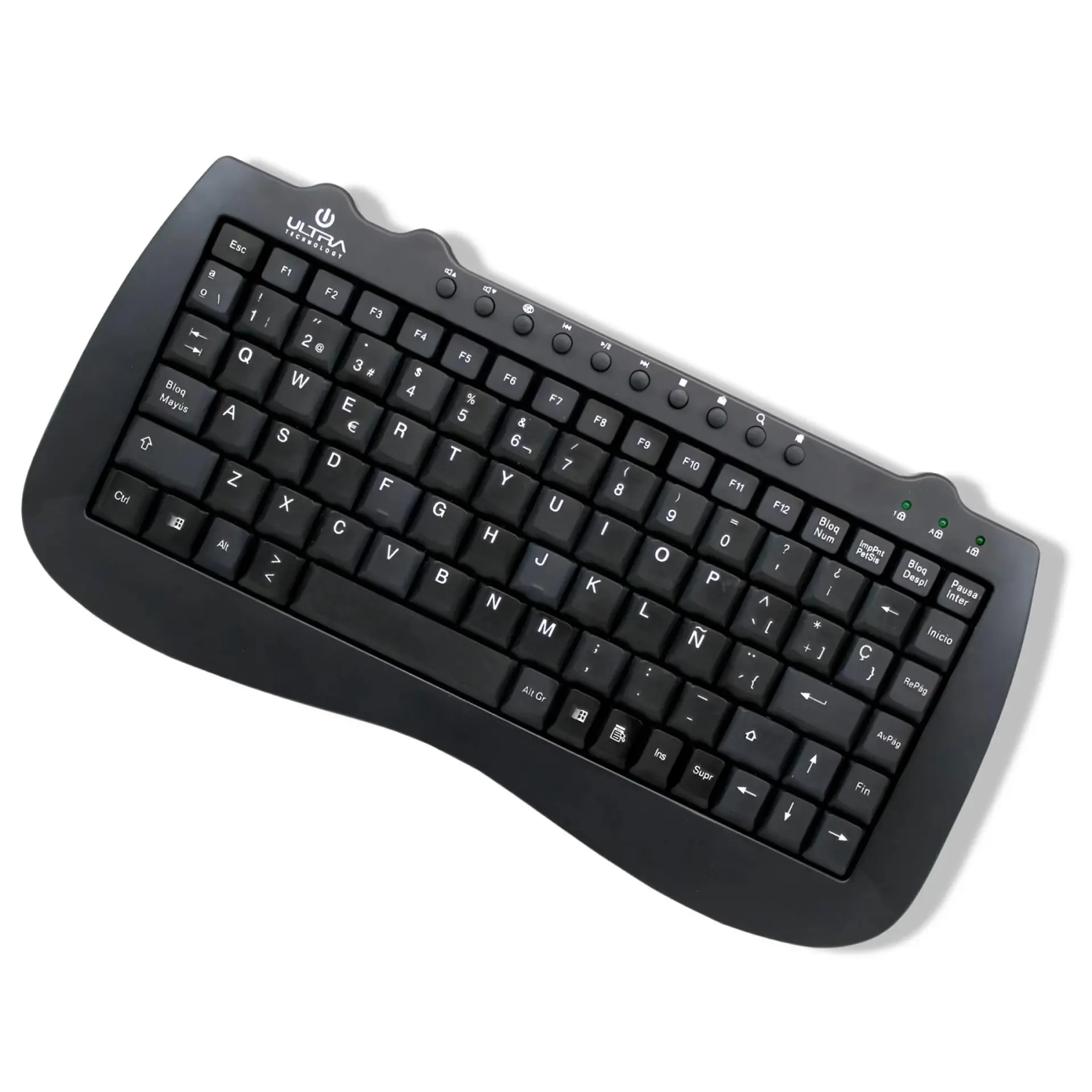 Mini Teclado Usb Ultra Estándar K115U Español 2