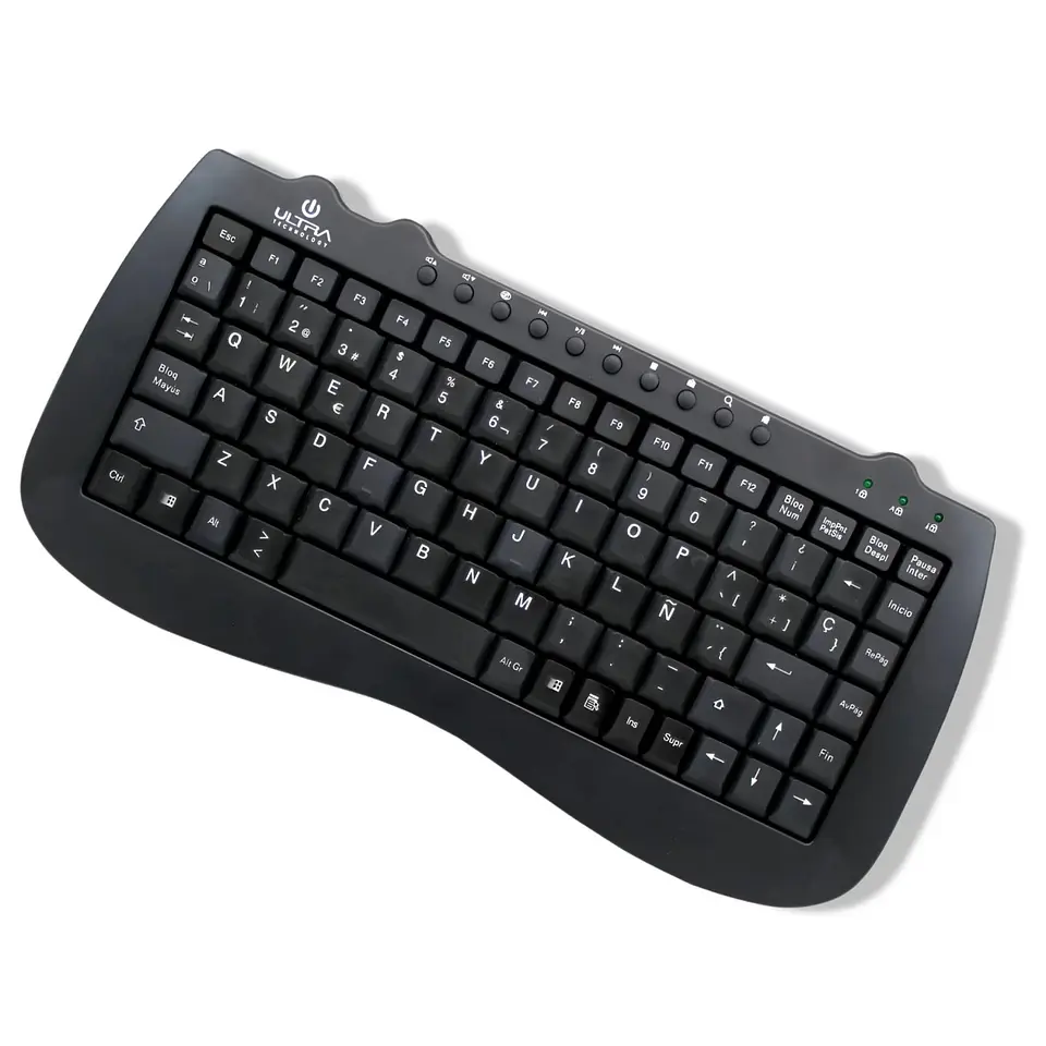 Mini Teclado Usb Ultra Estándar K115U Español 2