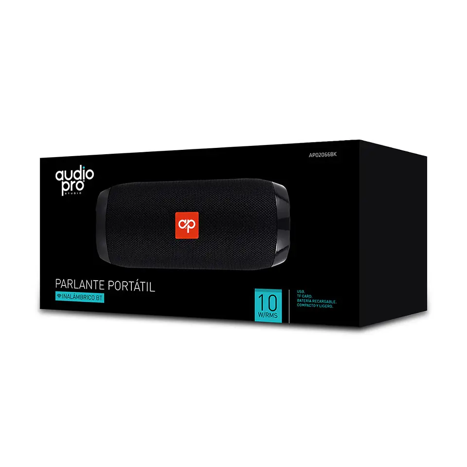 Parlante BT Audiopro 10w Inalámbrico AP02066 Negro 2