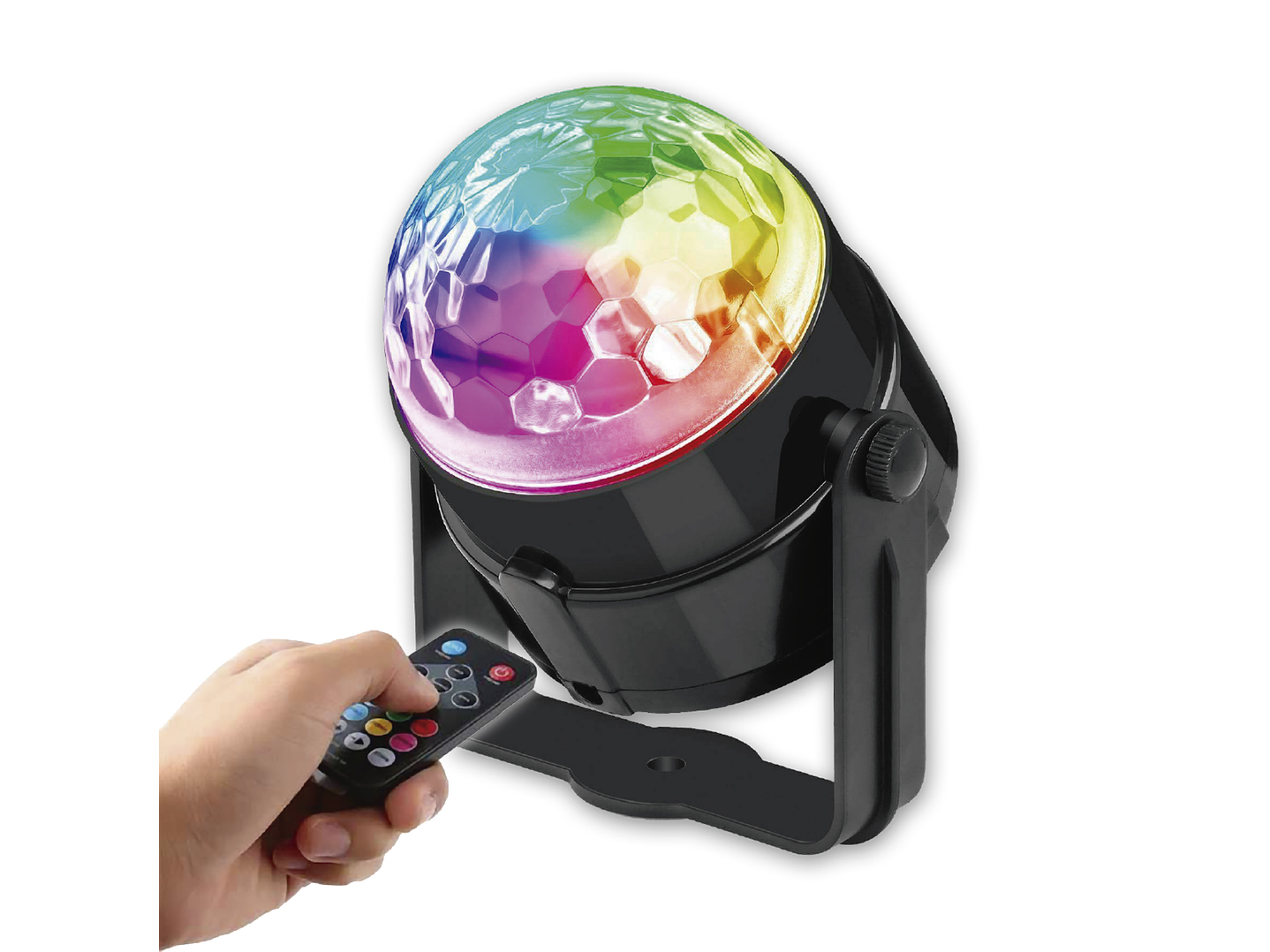 Mini Bola de Luces Led Multicolor Dblue DBPLED31 Rítmica 1