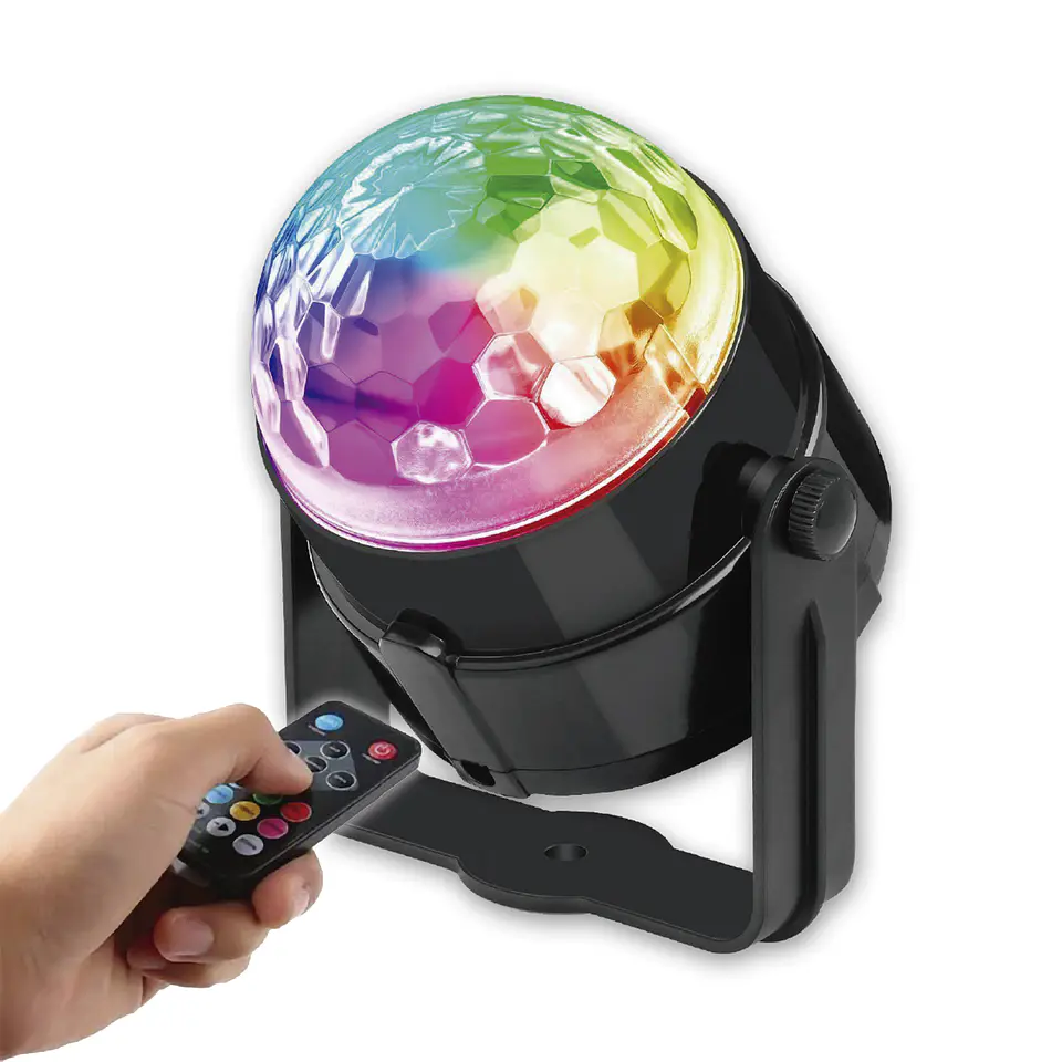 Mini Bola de Luces Led Multicolor Dblue DBPLED31 Rítmica 1