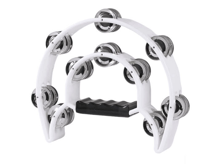 Pandero Musical Media Luna Hendrix Blanco 20x20 cm 1