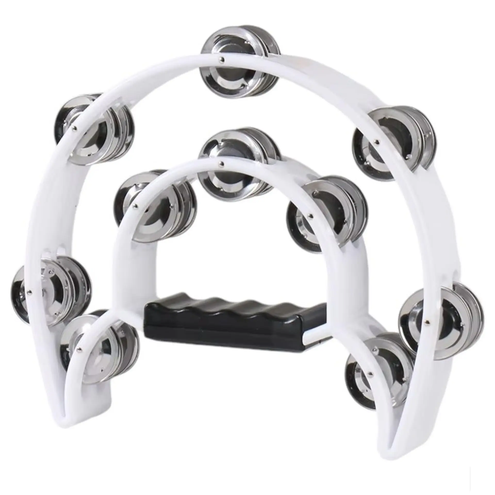 Pandero Musical Media Luna Hendrix Blanco 20x20 cm 1