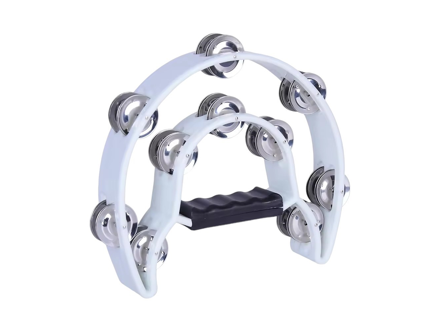 Pandero Musical Media Luna Hendrix Blanco 20x20 cm 2