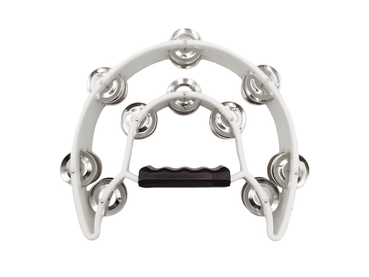 Pandero Musical Media Luna Hendrix Blanco 20x20 cm 3