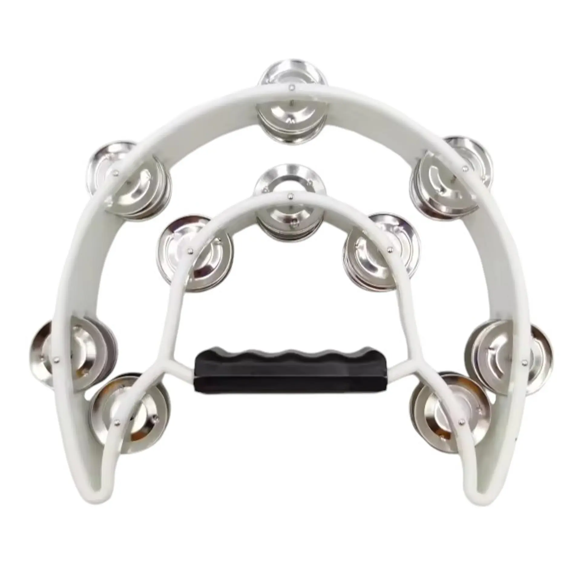 Pandero Musical Media Luna Hendrix Blanco 20x20 cm 3