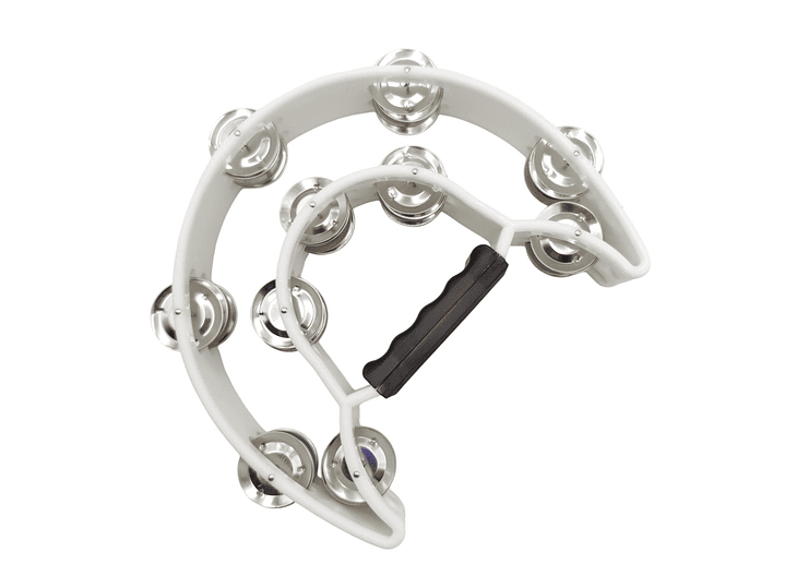 Pandero Musical Media Luna Hendrix Blanco 20x20 cm 4