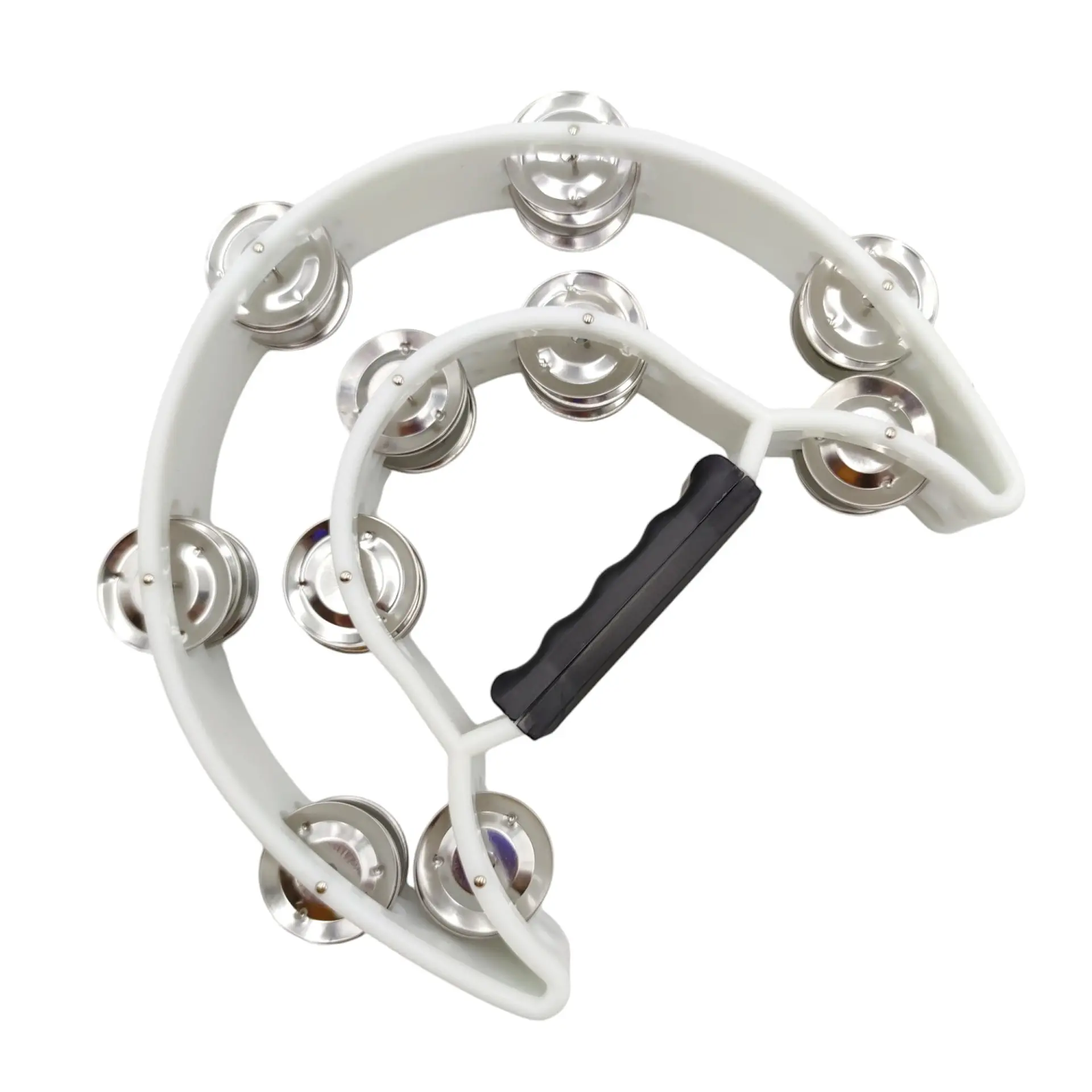 Pandero Musical Media Luna Hendrix Blanco 20x20 cm 4