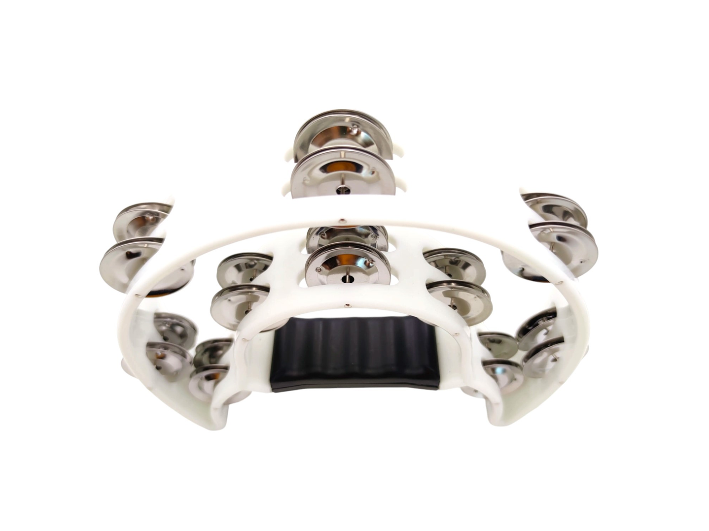 Pandero Musical Media Luna Hendrix Blanco 20x20 cm 5