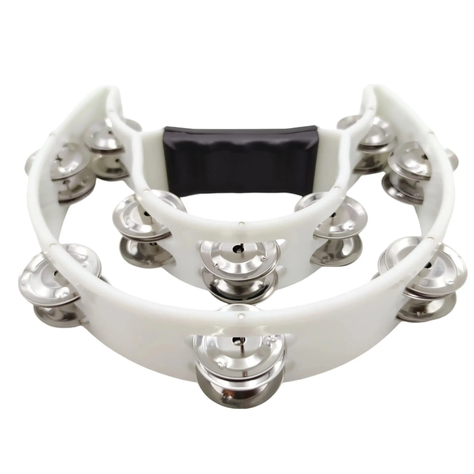 Pandero Musical Media Luna Hendrix Blanco 20x20 cm 6