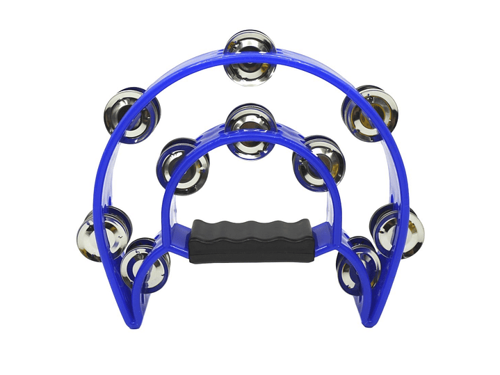 Pandero Musical Media Luna Hendrix Azul 20x20 cm 1