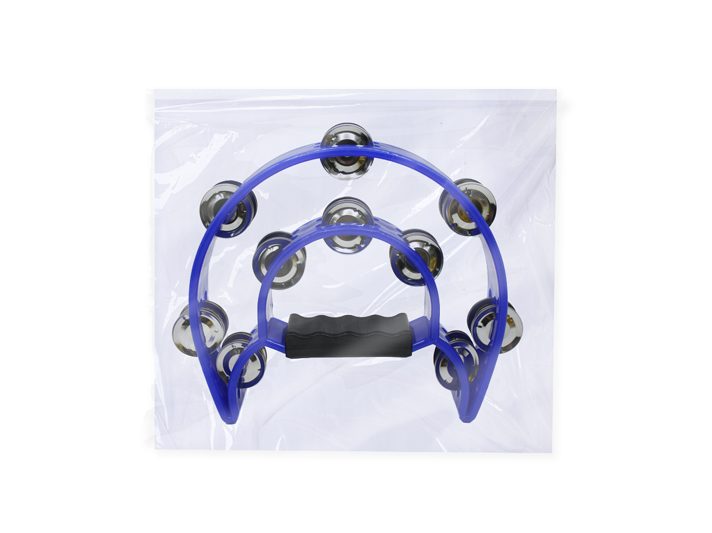 Pandero Musical Media Luna Hendrix Azul 20x20 cm 7