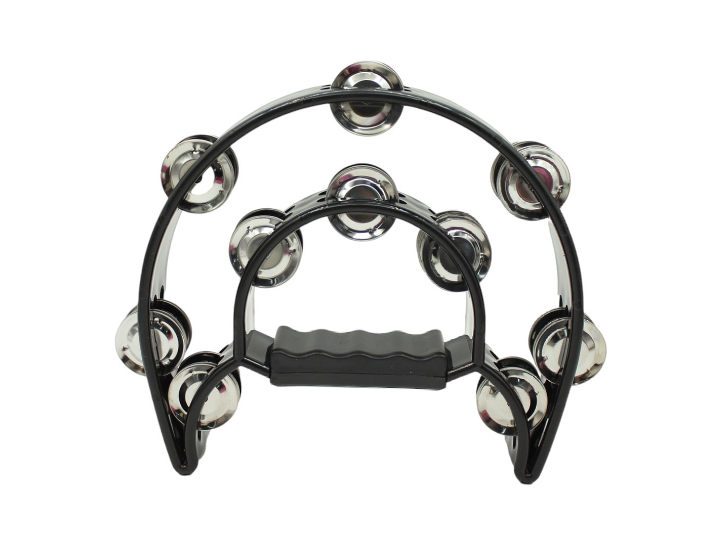 Pandero Musical Media Luna Hendrix Negro 20x20 cm 1