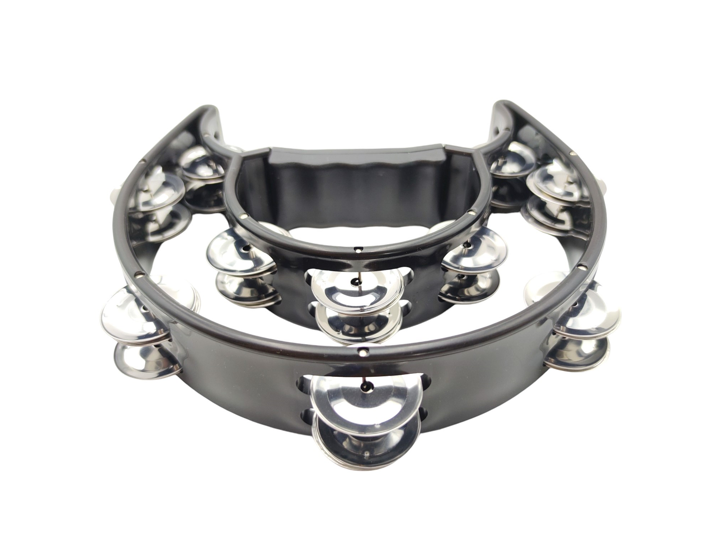 Pandero Musical Media Luna Hendrix Negro 20x20 cm 4