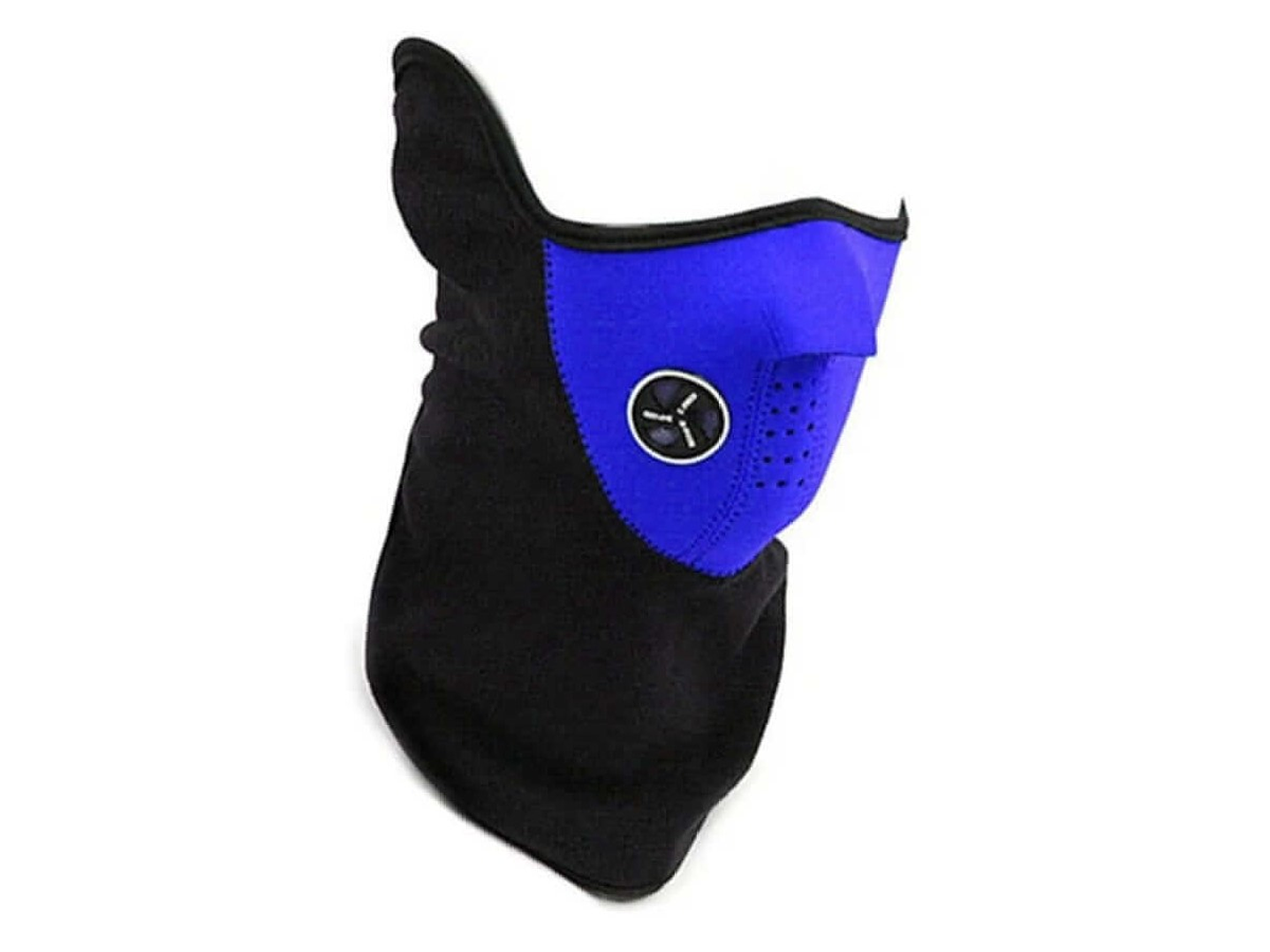 Máscara Moto o Bicicleta de Neopreno y Polar Azul 1