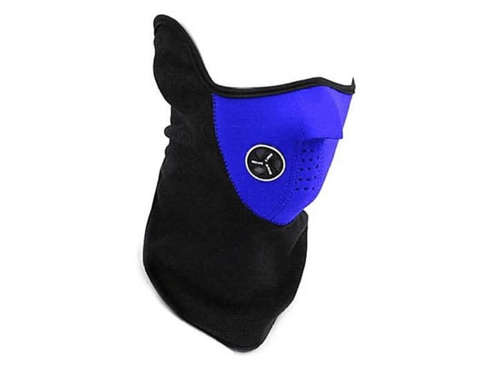 Máscara Moto o Bicicleta de Neopreno y Polar Azul 1