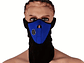 Máscara Moto o Bicicleta de Neopreno y Polar Azul - Miniatura 2