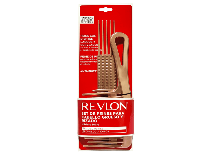 Set De Peines Revlon Para Cabello Rizado RV3271 4