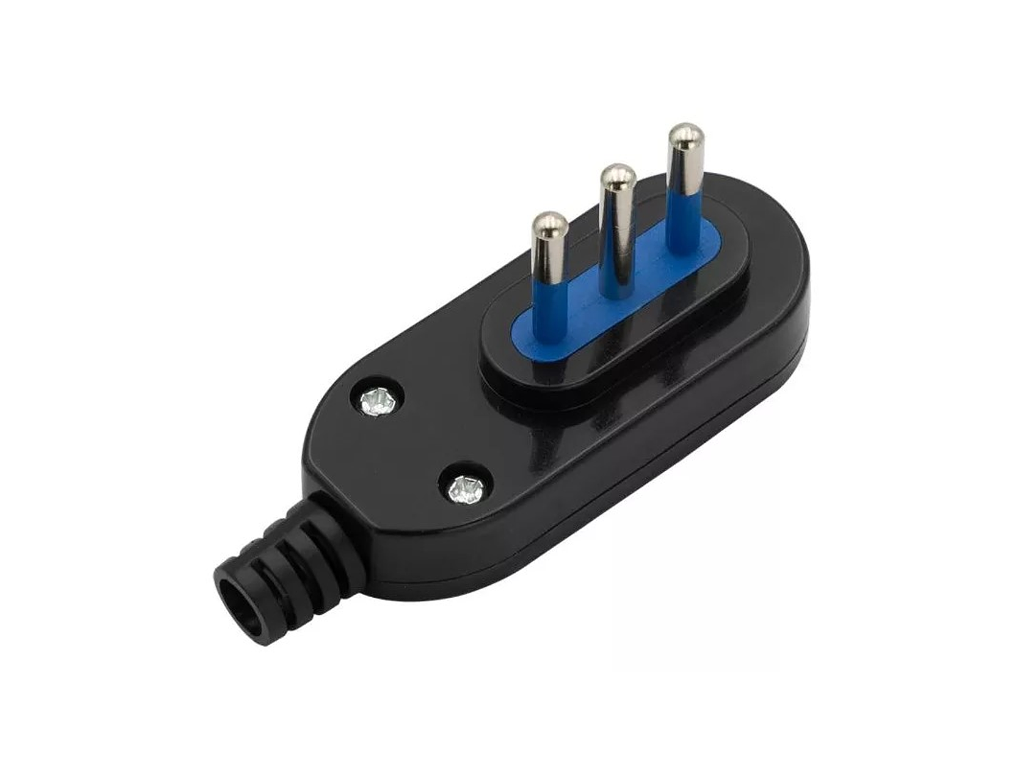 Enchufe Macho Horizontal Philco 2P+T Negro 79309 1