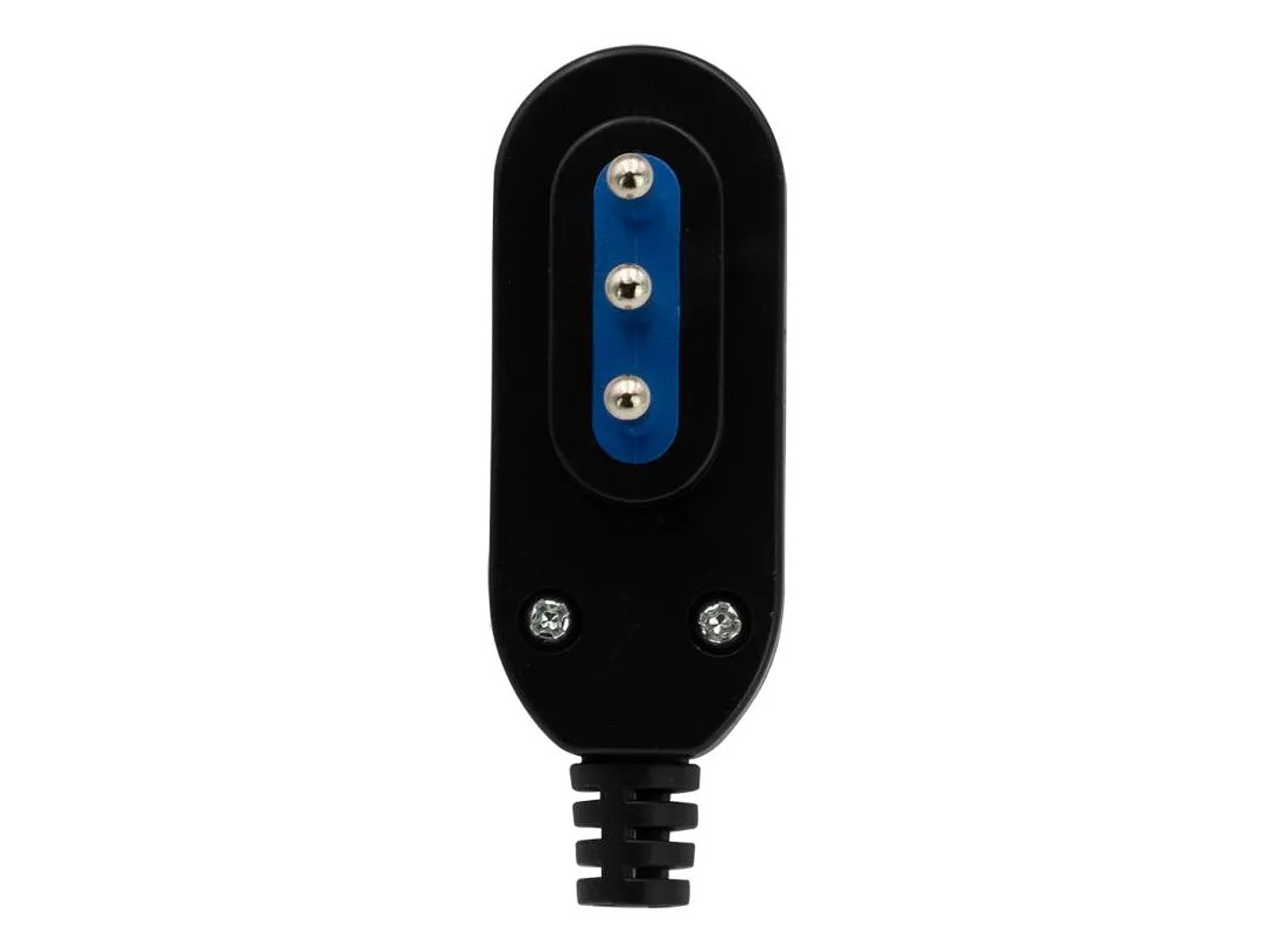 Enchufe Macho Horizontal Philco 2P+T Negro 79309 2