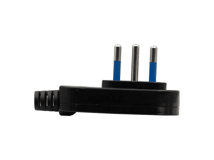 Enchufe Macho Horizontal Philco 2P+T Negro 79309 3