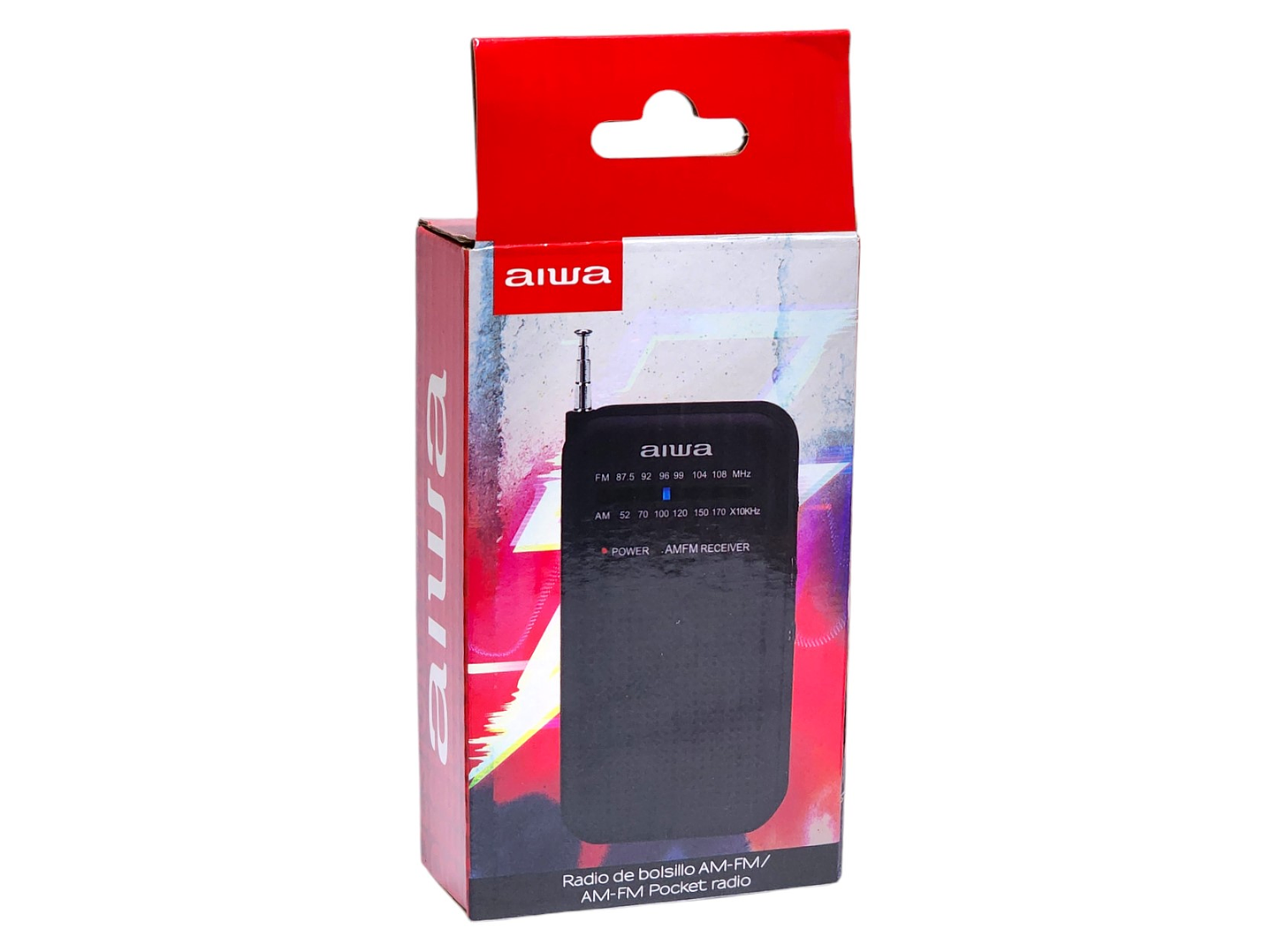 Radio Portátil Aiwa AM/FM a Pilas AWFML1 4