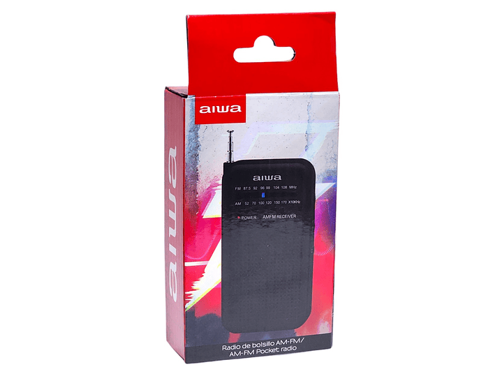 Radio Portátil Aiwa AM/FM a Pilas AWFML1 4