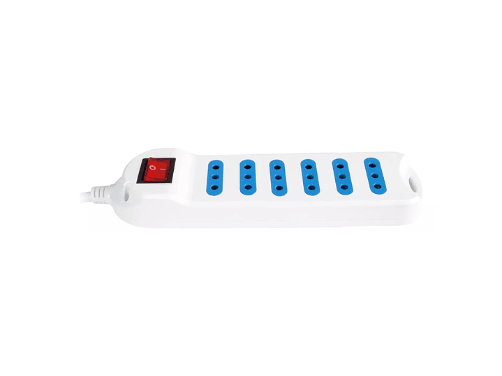 Alargador Eléctrico Philco XT30 5 Mts 6 Pos Blanco 2
