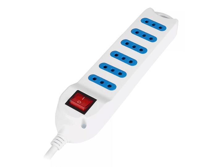 Alargador Eléctrico Philco XT30 5 Mts 6 Pos Blanco 3