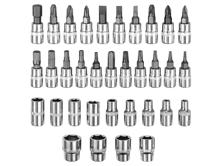 Set Juego Caja De Dados Chicharra 1/4 46 Piezas CR-V 8