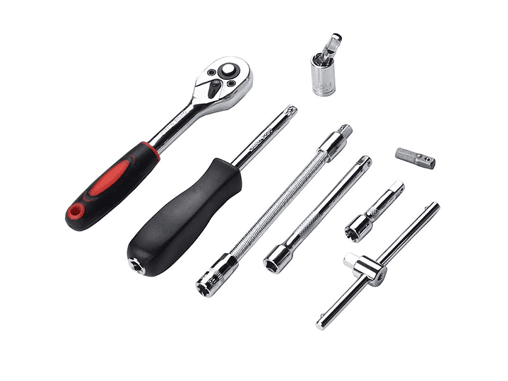 Set Juego Caja De Dados Chicharra 1/4 46 Piezas CR-V 9