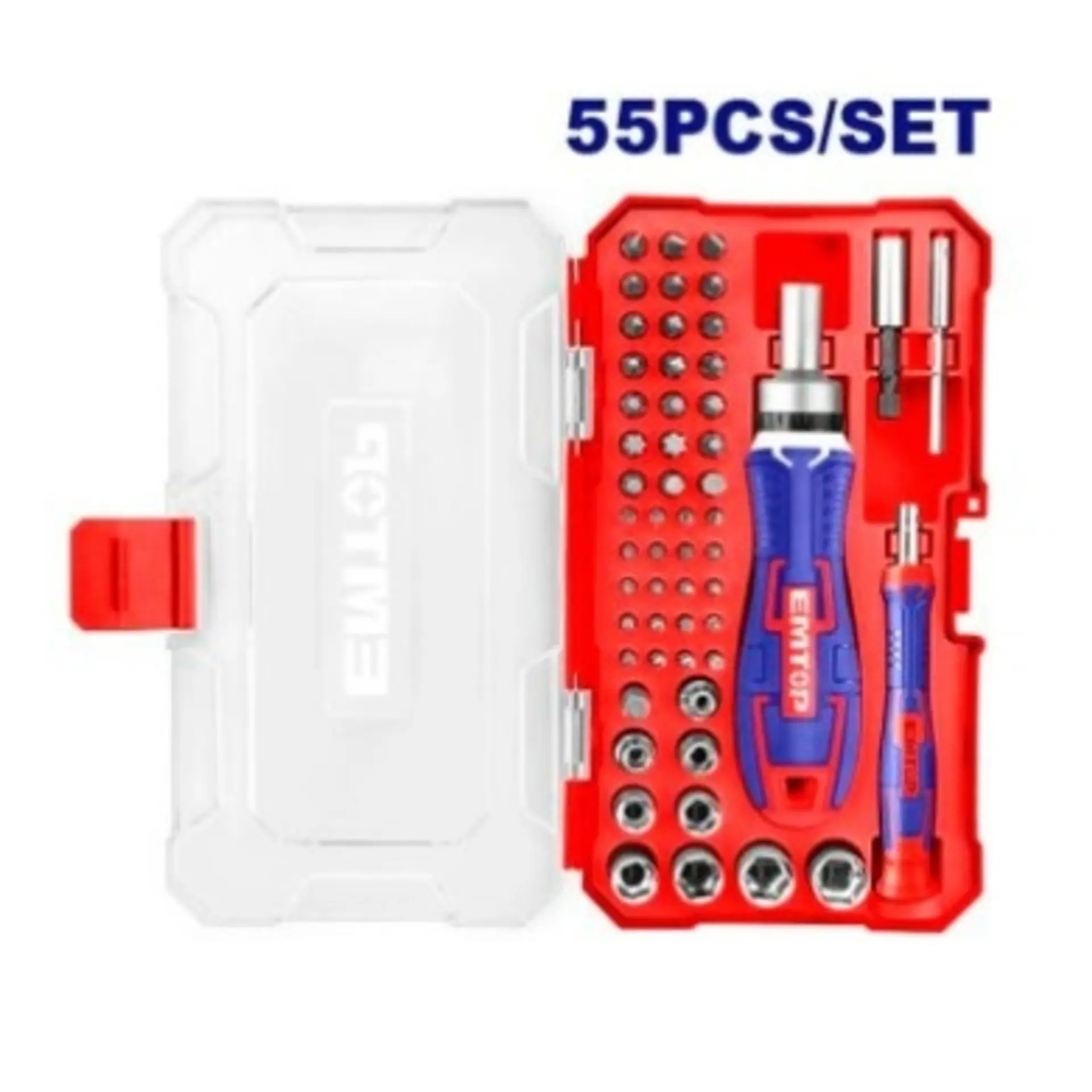 Pack de Destornillador de 55 Pcs  EBST05502 EMTOP 4