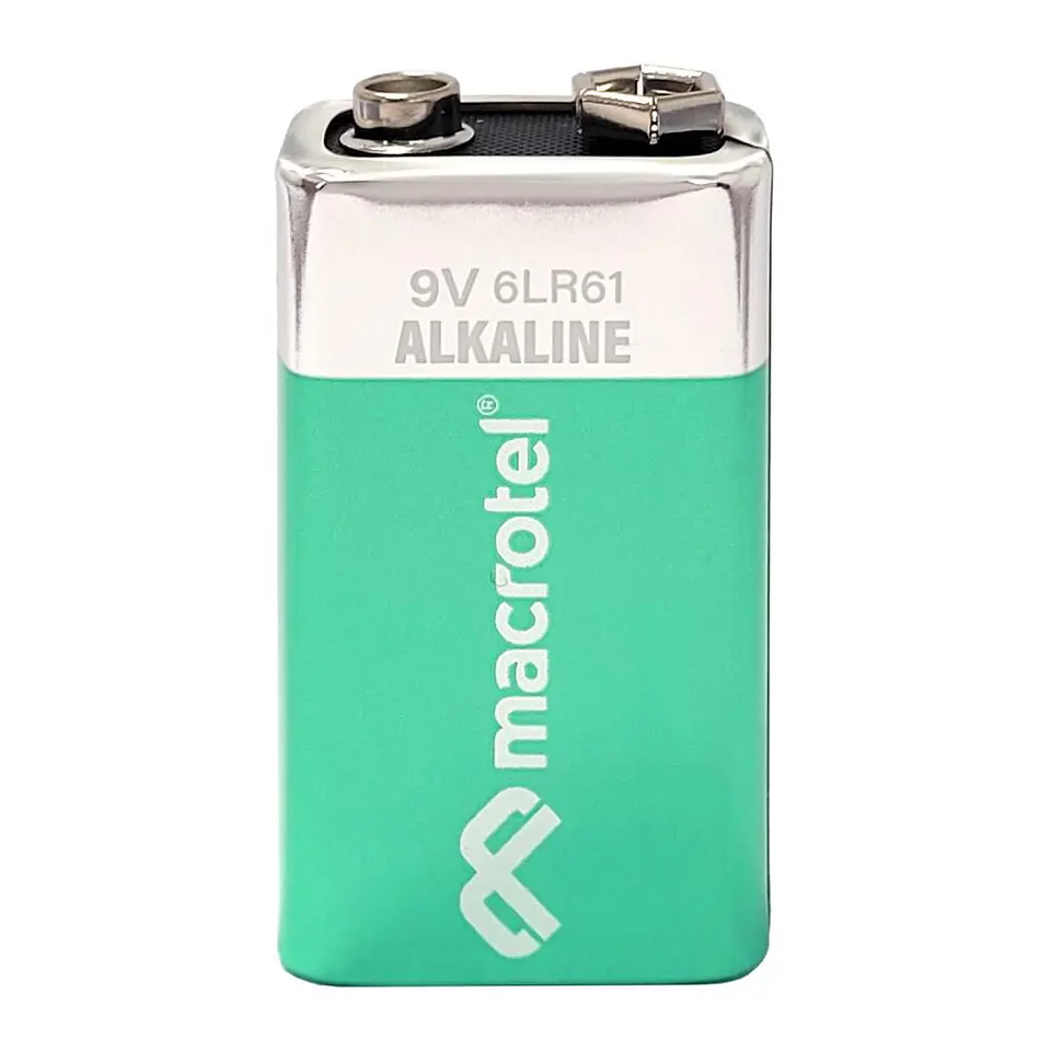 Batería 9V Macrotel Alcalina MWALK19V 2