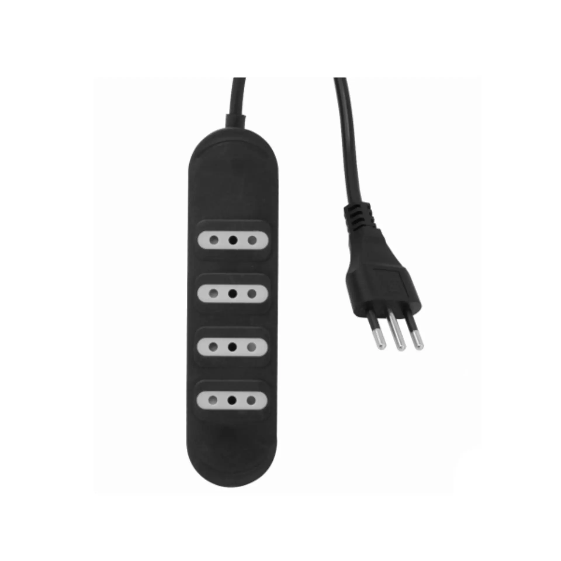 Alargador Eléctrico 4Pos 3mt ME204B Macrotel Negro 2