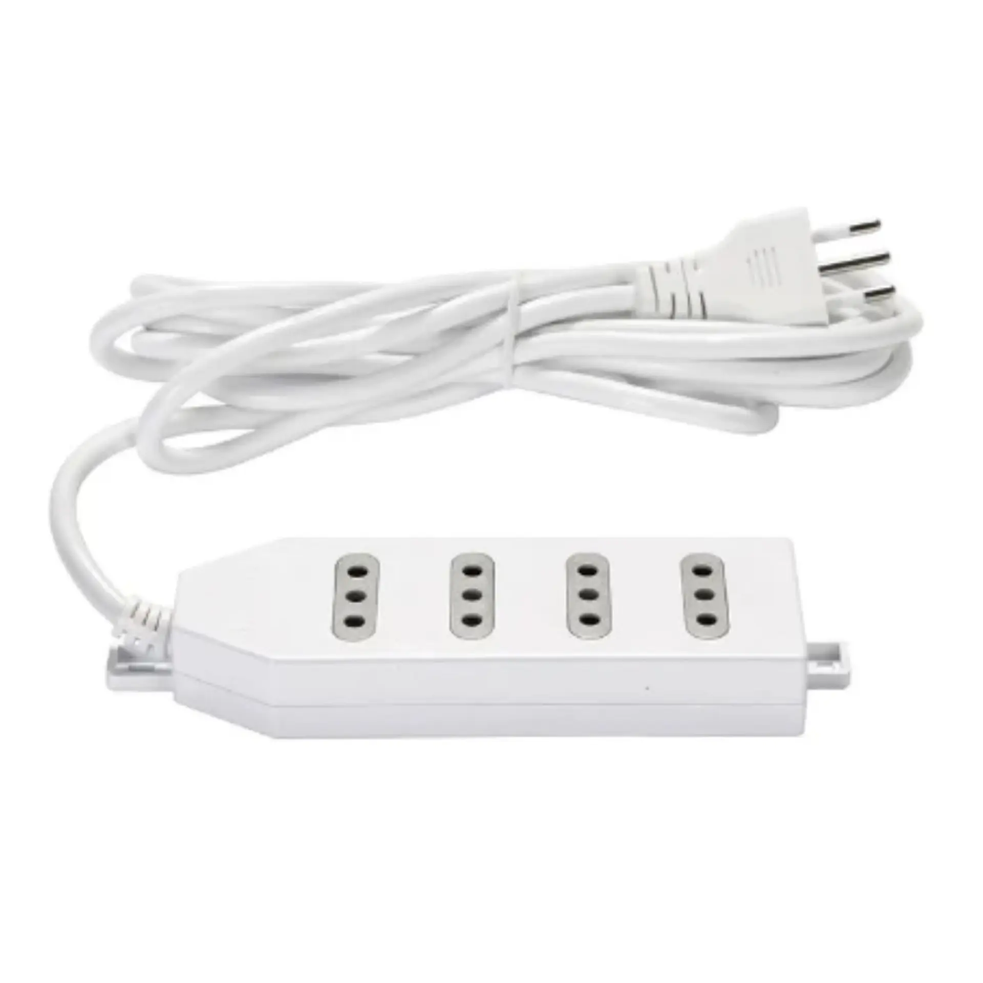 Alargador Zapatilla de 4 Pos 3mt ME204W Macrotel Blanco 1