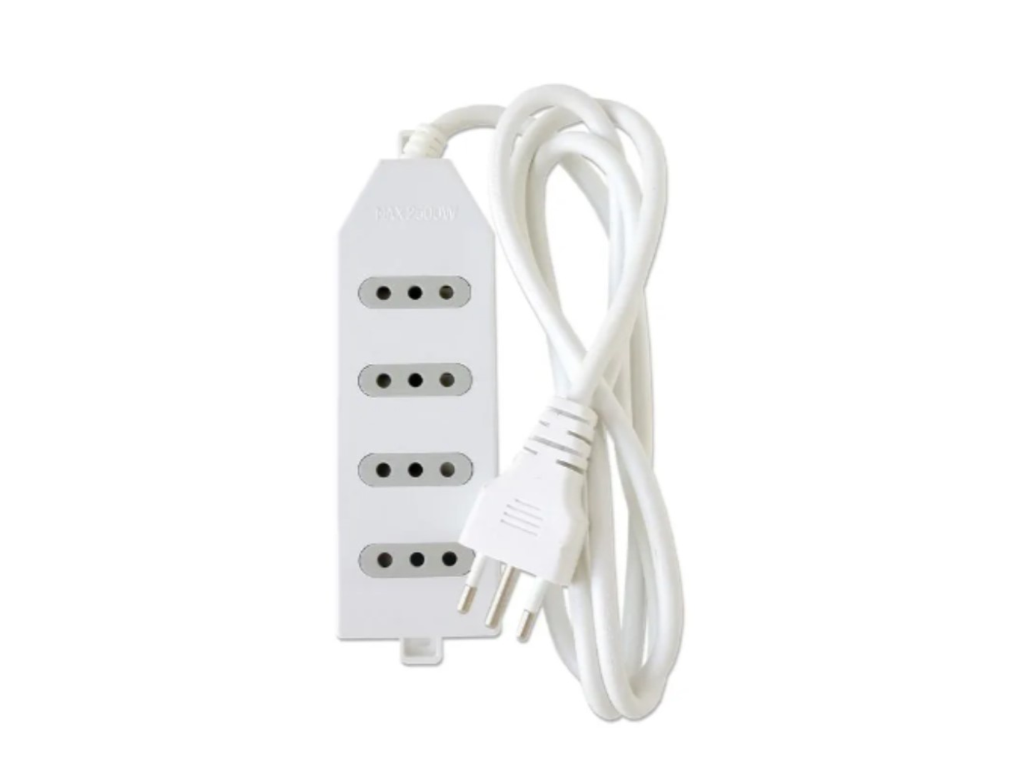 Alargador Zapatilla de 4 Pos 3mt ME204W Macrotel Blanco 2