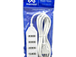 Alargador Zapatilla de 4 Pos 3mt ME204W Macrotel Blanco - Miniatura 3