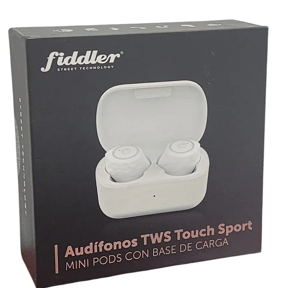 Audífonos TWS Touch Sport Fiddler FDG16W Blanco 3
