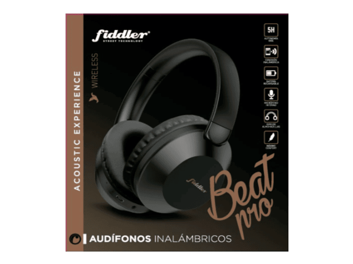 Audífono Inalámbrico Fiddler Beat Pro FDB68PRO Negro 3