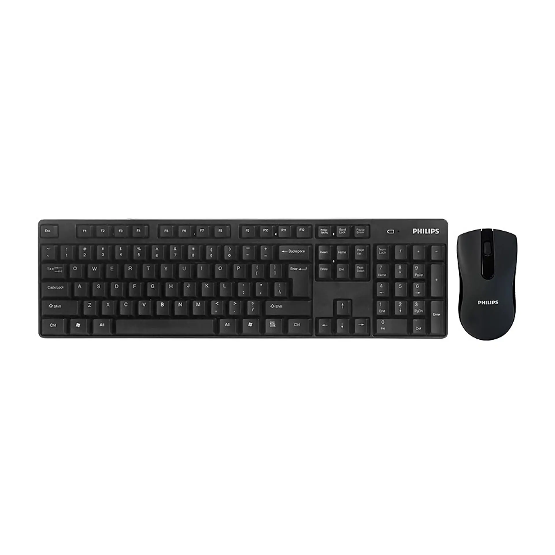 Kit Combo Teclado y Mouse Inalámbrico Philips SPT6501B 1