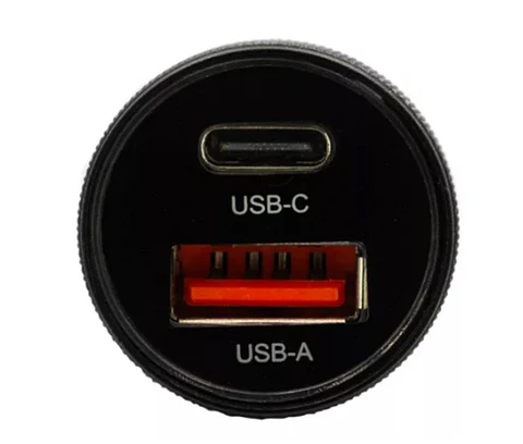 Cargador de Auto USB de 2 Puertos Philco FLP2552B Negro