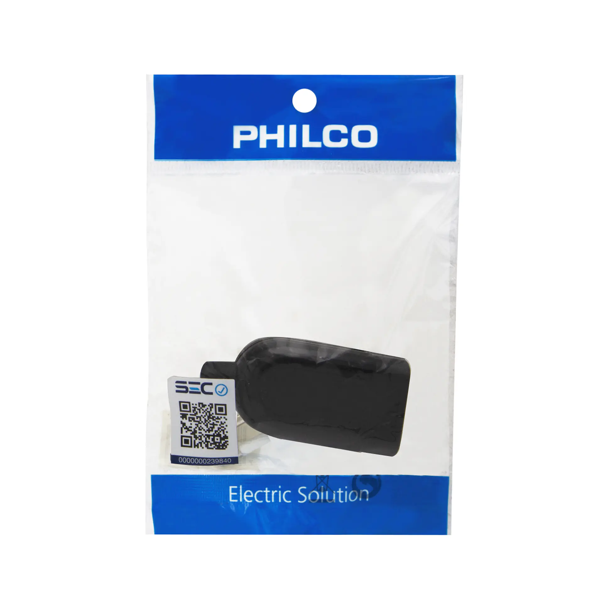 Enchufe Hembra Philco De 2 Patas + tierra 250v-10A Negro 3