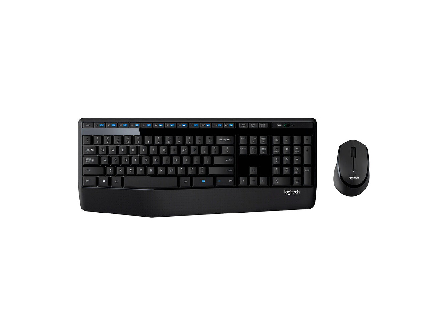 Kit Combo Teclado y Mouse Logitech Comfort MK345 Negro 1