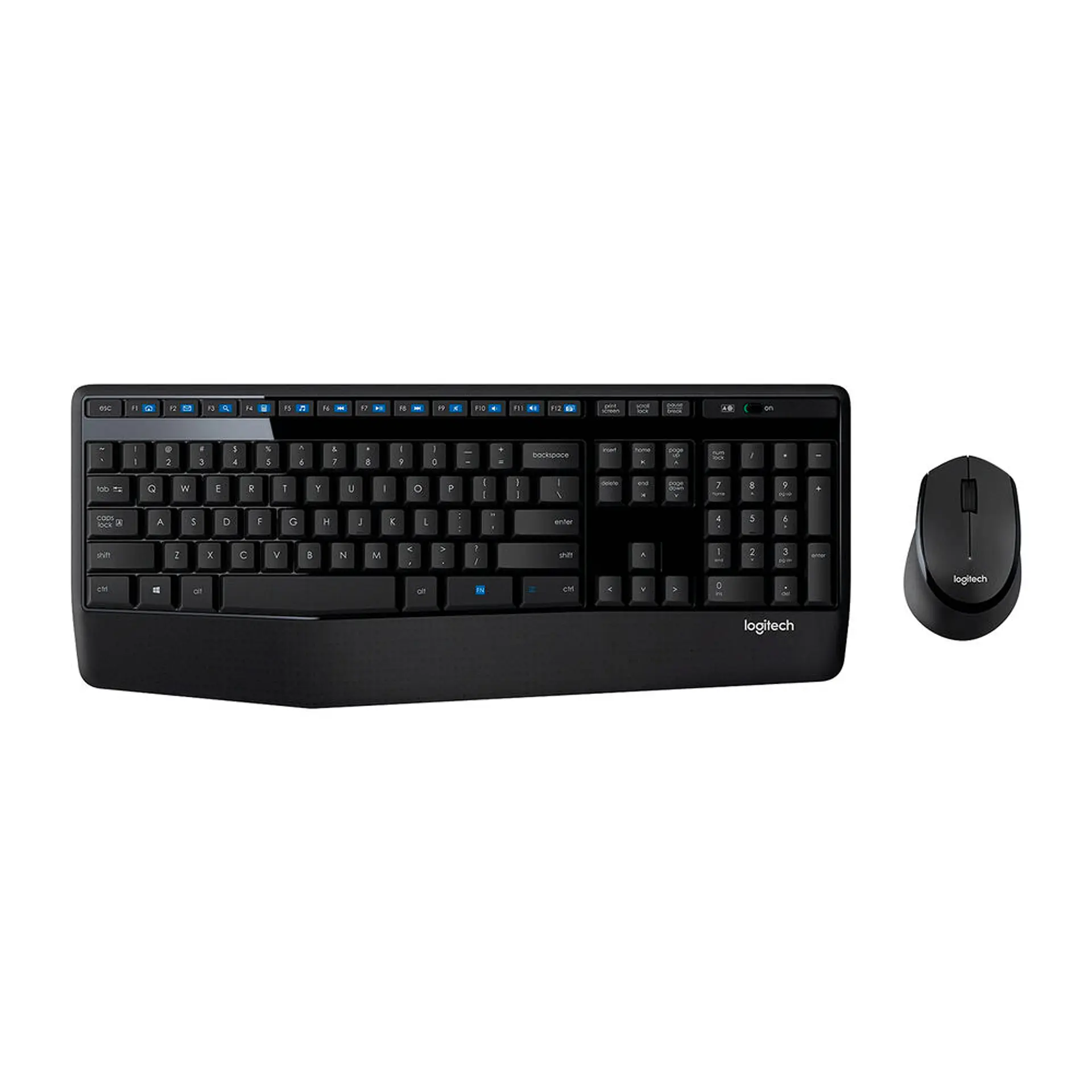 Kit Combo Teclado y Mouse Logitech Comfort MK345 Negro 1