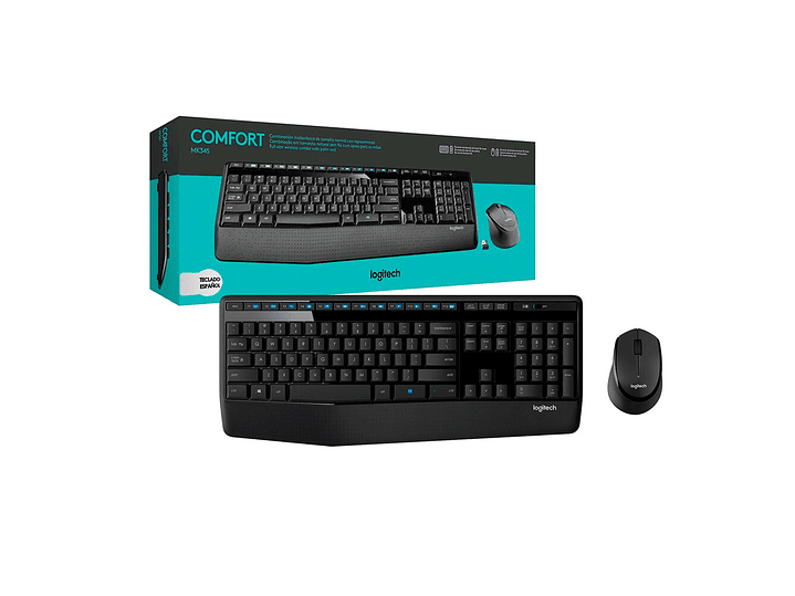 Kit Combo Teclado y Mouse Logitech Comfort MK345 Negro 2